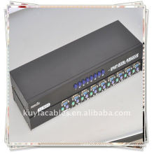 Marque 8port Ps2 Kvm Switch pour contrôler huit ordinateurs